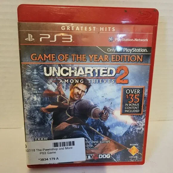 Uncharted 2: Among Thieves - Game of the Year Edition Sony PlayStation‎ 3 Ps3