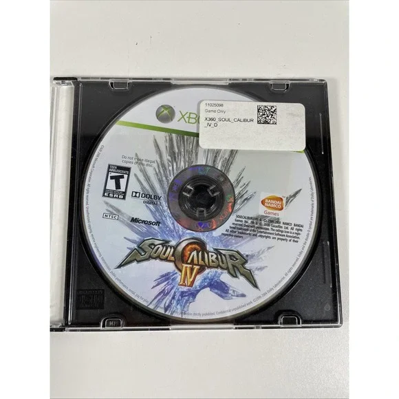 (Disc Only/Tested) Soul‎ Calibur 4 - Microsoft Xbox 360
