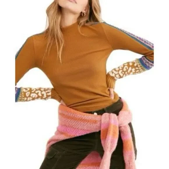 NWT Free People Switch it Up Thermal Top Medium