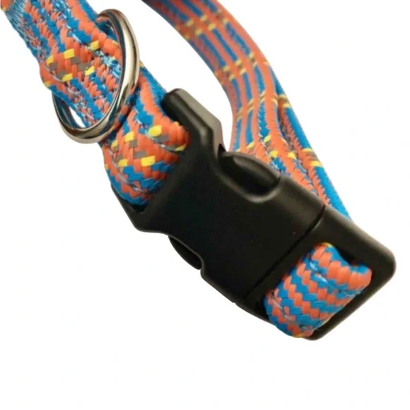 2/$20 NEW LAKE & TRAIL Reflective Dog Collar MEDIUM 15” - 21” Neck Size Pink