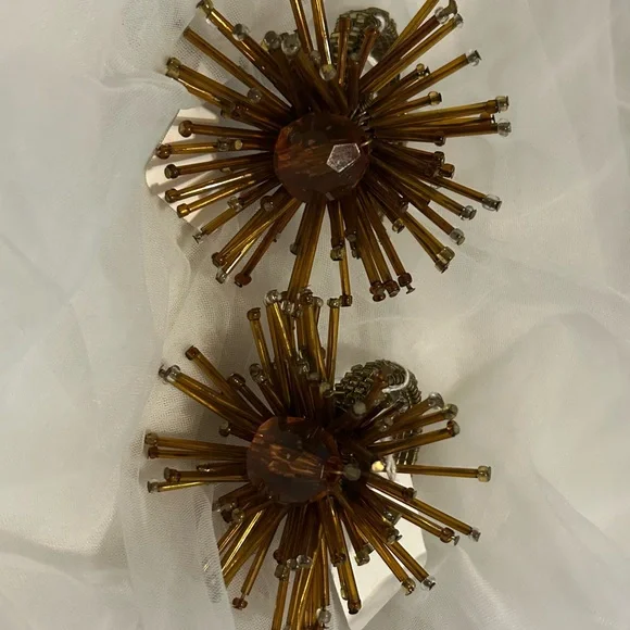Pottery Barn Starburst Napkin Rings(6)