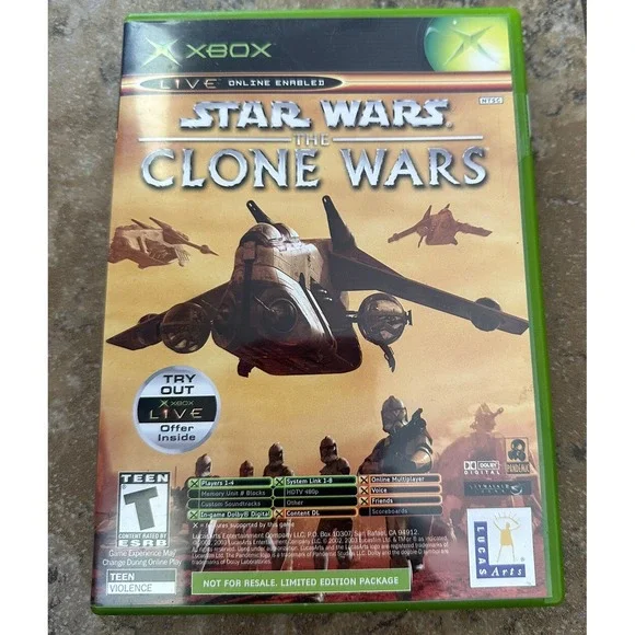 Star Wars: The Clone Wars (Microsoft Xbox, 2003)