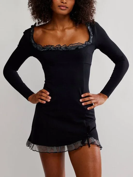 FREE PEOPLE Lucette Mini / Smoked Black