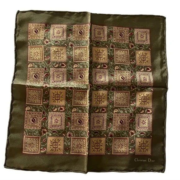 Christian Dior Vintage Silk Scarf