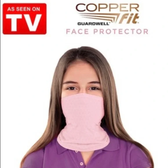 PINK YOUTH COPPER FIT MASK
