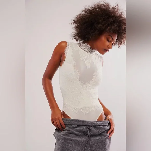 Free People Sweet Nothings Bodysuit Size XL