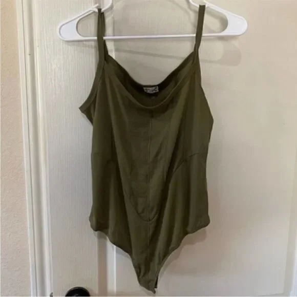 NWOT Free People Ribbed Bodysuit size large
