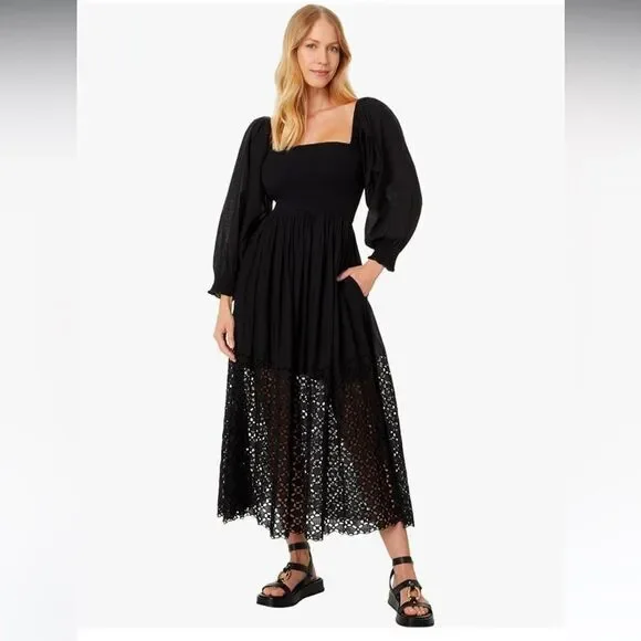 Free People perfect storm midi dress