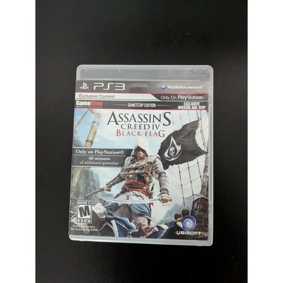 Assassin's Creed IV: Black Flag (Sony PlayStation 3, 2013) -‎ CIB