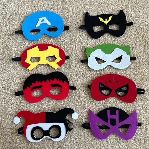 Halloween face masks avengers (8)