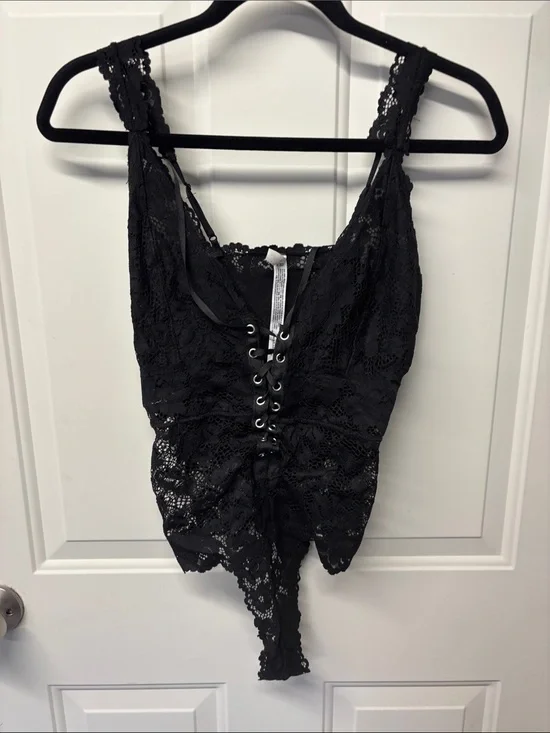 Free people bodysuit lace