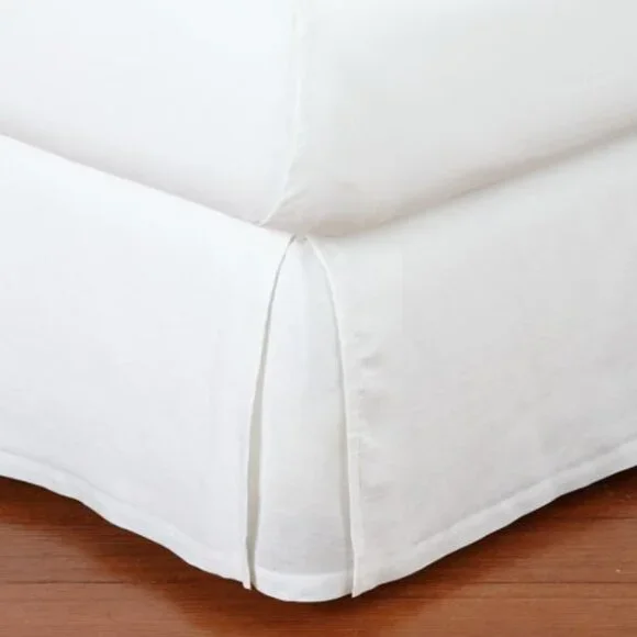 Pottery Barn Belgian Linen Pleated Bedskirt Twin 14
