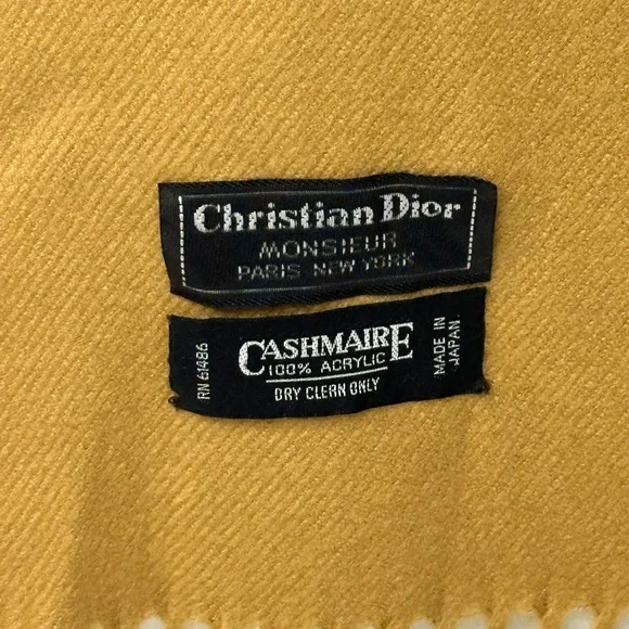 Christian Dior Tan Scarf Vintage