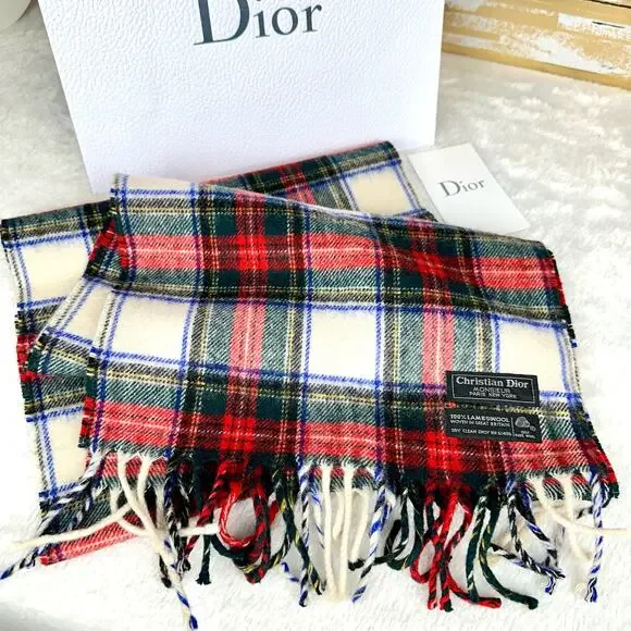 Christian Dior Monsieur Scarf 100% Lambswool. NICE! GREAT GIFT ITEM!