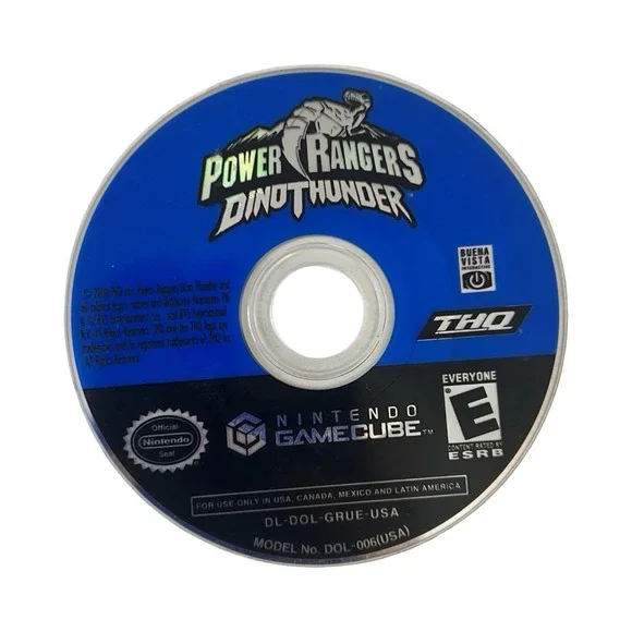 Power Rangers Dino Thunder Nintendo GameCube GCN 2004 Disc Only