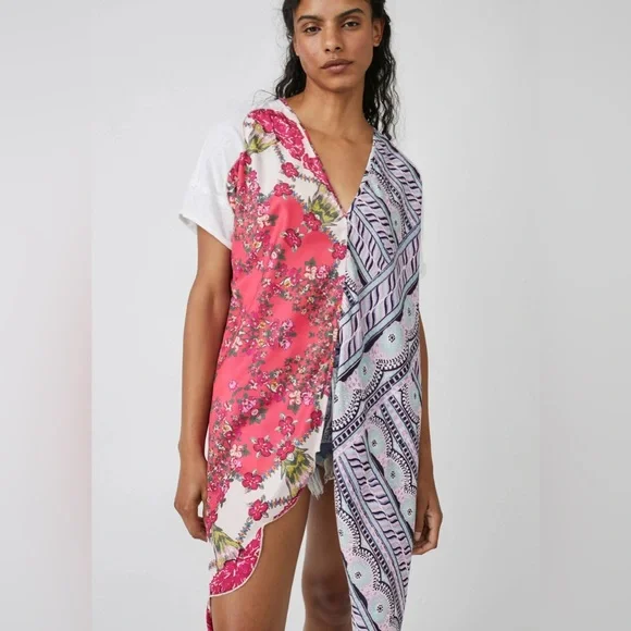 NWT Free People Pick‎ Your Scarf Maxi Tee