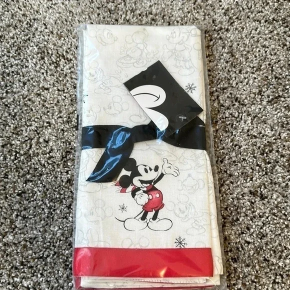 Pottery Barn Mickey Mouse Tea Towels, NIP