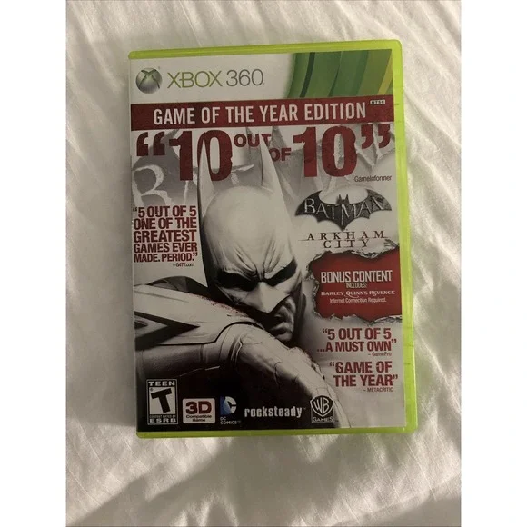 Batman: Arkham City Game of the Year Edition (Microsoft Xbox 360, 2012)