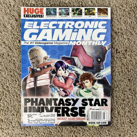 Electronic Gaming Monthly EGM May 2005 #191- Phantasy Star Universe -Vixens Disc