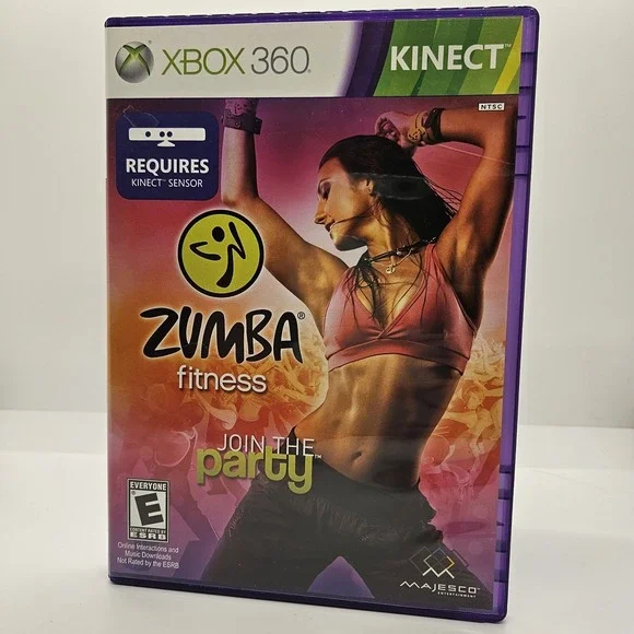 Zumba Fitness (Xbox 360 Kinect) Complete‎ CIB Join the Party