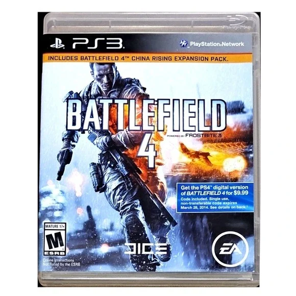 Battlefield 4 PS3 Video Game Complete Disc Manual FPS Action Electronic Arts