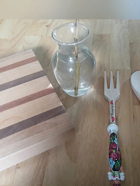 Hand-Painted Floral Fork - Spoon Souvenirs Hungary Budapest Out Of Box New