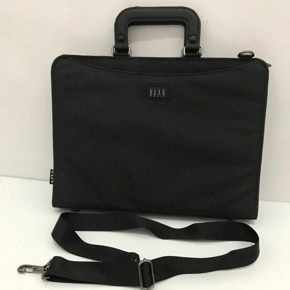 NWT Elle Paris Black Men's Laptop Bag