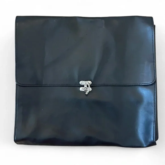 Black Leather Men's Bag