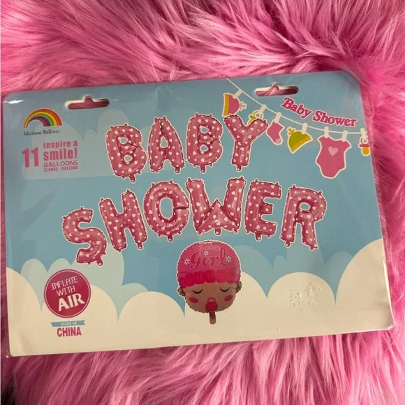 Mcolour Ballon Baby Shower Girl Foil‎ Ballon