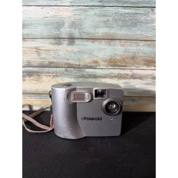 Polaroid PhotoMax FUN FLASH Digital Camera Silver GOOD Y2K Vintage Digicam