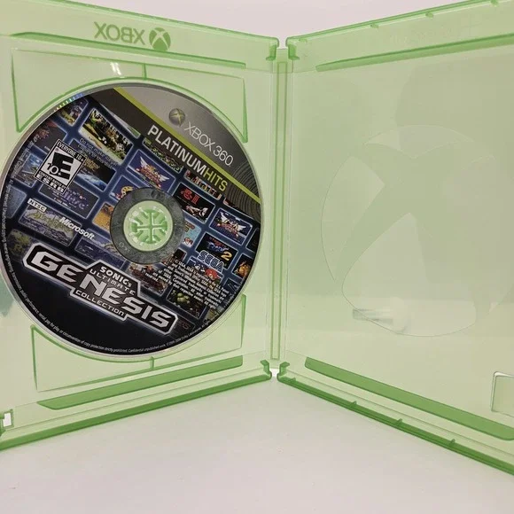 Sonic's Ultimate Genesis Collection Xbox 360 Platinum Hits Disc‎ Only