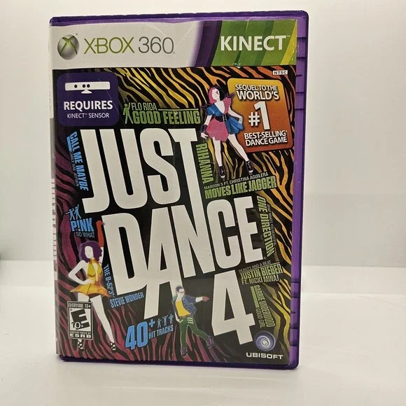 Just Dance 4 (Xbox 360, 2012) Kinect Required Complete CIB‎