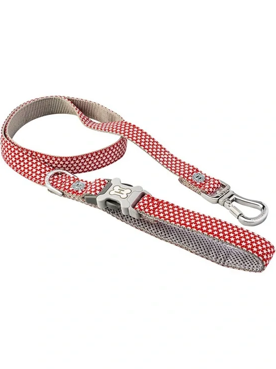 Hugo & Hudson Red Star Fabric Dog Lead