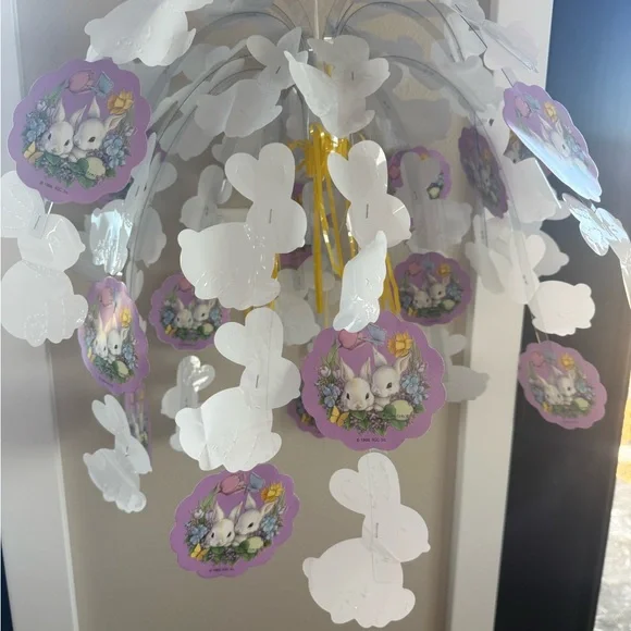 Decorative Vintage Easter Bunny Cascade Hanging Decoration‎ K Lawrence 1996