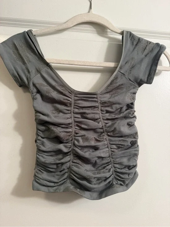 Intimetely free people gotta be you seamless ruched tee