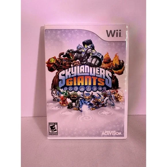 Nintendo Wii Skylanders Giants Disc + Case Cleaned & Tested