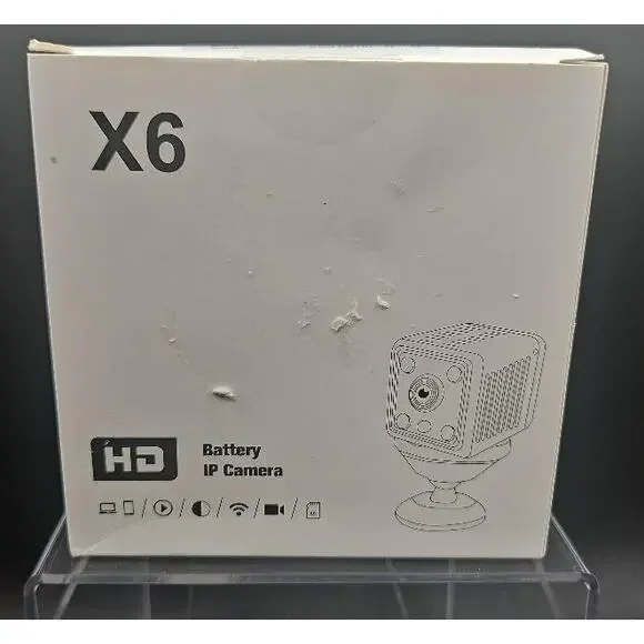 NWT HD 6X Battery IP Camera WDR Detection TFCard Cloud 20FPS Modern Surveillance