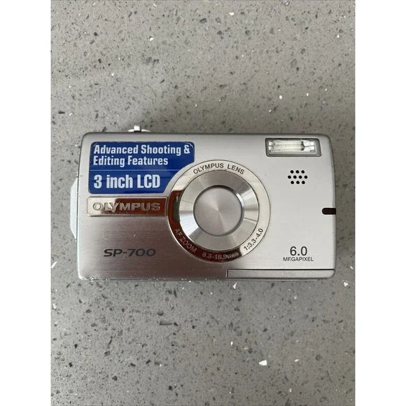 Olympus Digital Camera SP 700 6.0MP with Battery Untested READ