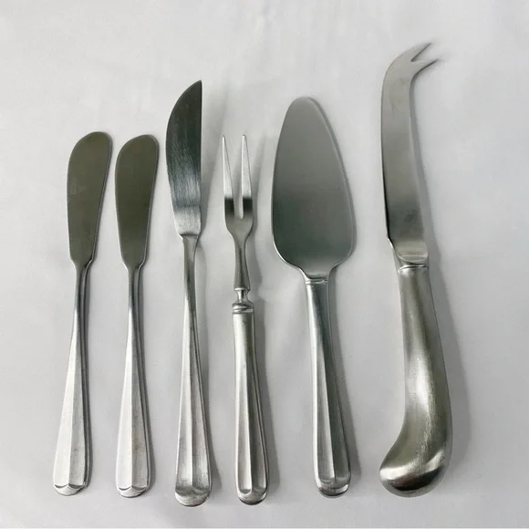 Supreme Cutlery Stainless Japan 6 Piece Assorted Cheese Knife Set