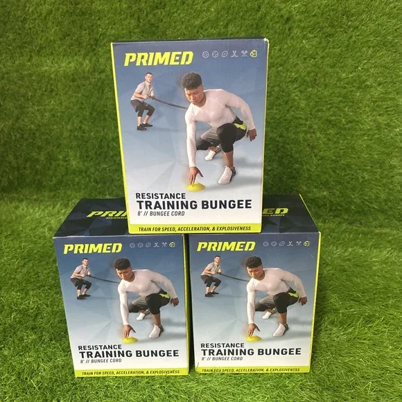 Lot Of 3 Primed Resistance Training Bungee 8' Bungee Cord Explosion‎ Eight Foot