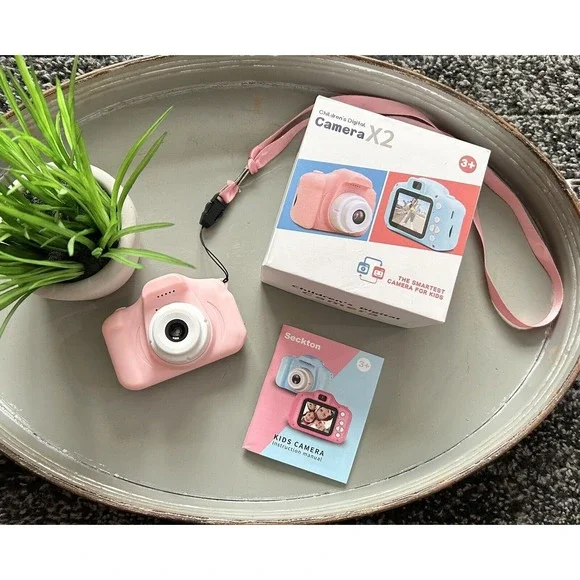Children's Digital Camera X2 Pink With Box‎ - Tested Working
