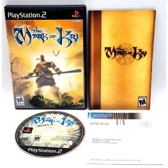 THE MARK OF KRI CIB‎ COMPLETE IN BOX PS2 PLAYSTATION 2 GAME