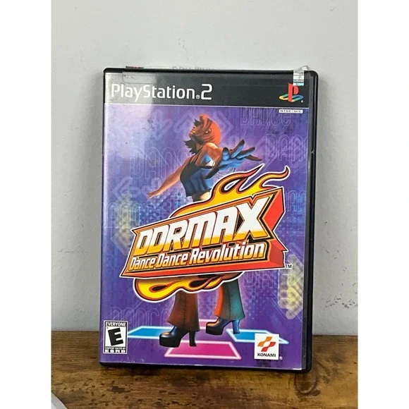 DDRMAX Dance‎ Dance Revolution PS2 Game Disc Only Tested Konami Rhythm Music