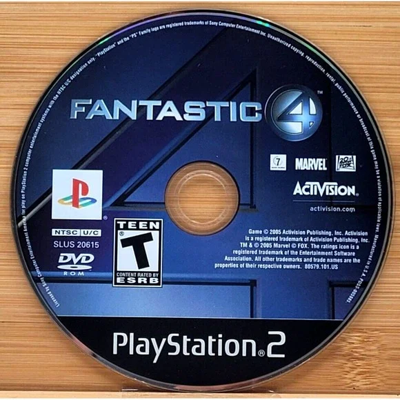 FANTASTIC 4‎ PS2 PLAYSTATION 2 GAME DISC ONLY
