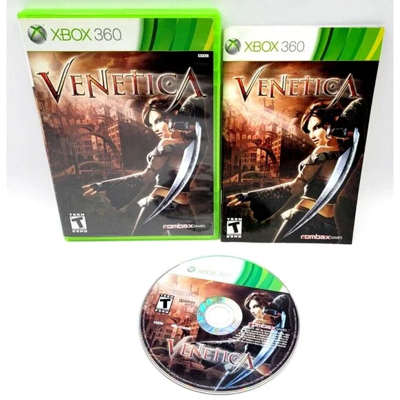 VENETICA CIB COMPLETE‎ IN BOX XBOX 360 GAME ROMBAX GAMES