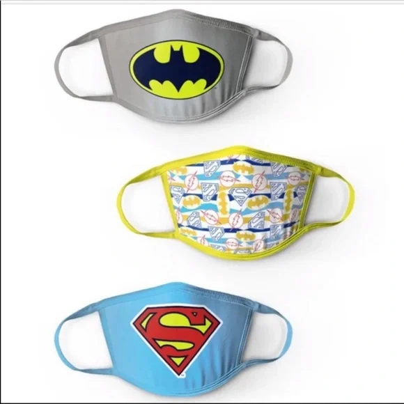 COPY - Superhero boys back to school face mask bundle