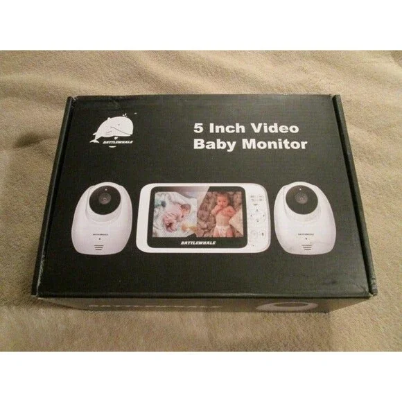 Baby Monitor with 2 Cameras and 5