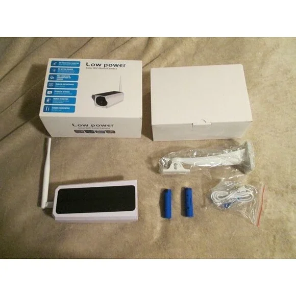 Solar Outdoor Wifi Security Camera New In Box