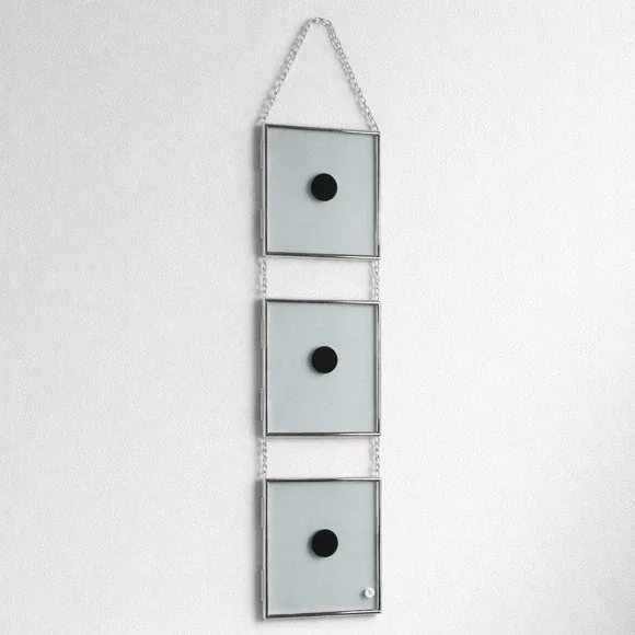Discontinued Pottery Barn 3 Link Hanging Window Frame Picture Photo New Open Box