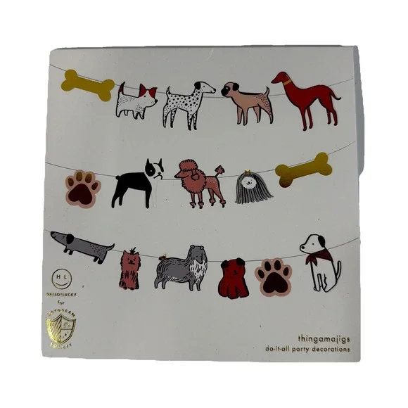 Puppy Love Dog Kids Party Theme Hanging Garland Daydream Society 20'